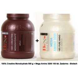 klikni pre zväčšenie Akcia: 100% Kreatín + Mega Amino 3200 Zadarmo - Biotech