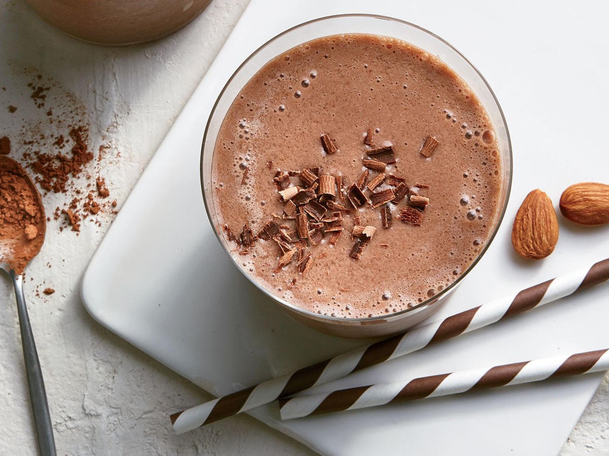 Čokoládovoarašidové smoothie.