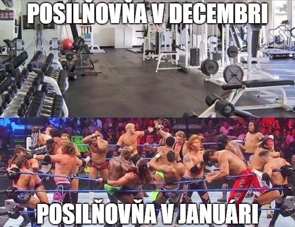 V januári sú posilňovne preplnené.