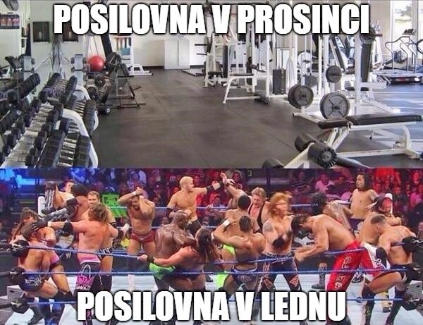 V lednu jsou posilovny přeplněné.