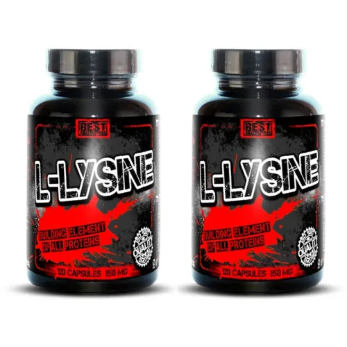 1+1 Zadarmo: L-Lysine od Best Nutrition