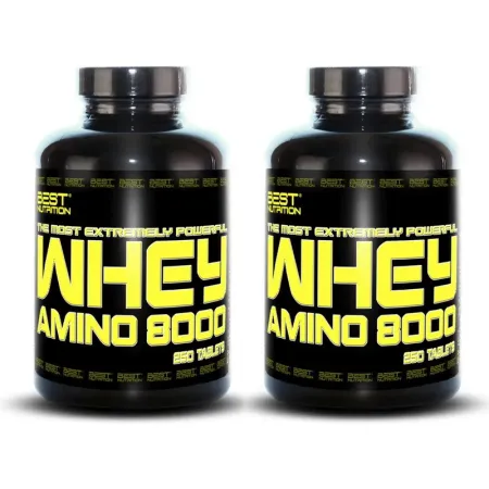 1+1 Zadarmo: Amino Whey 8000 od Best Nutrition
