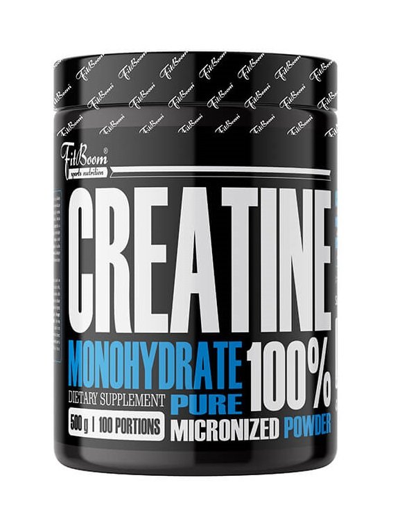 Creatine Monohydrate 100 % Powder - Fitboom 500 g