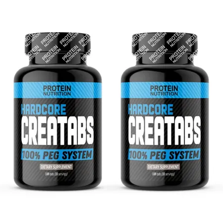 1+1 Zadarmo: Hardcore CreaTabs - Protein Nutrition