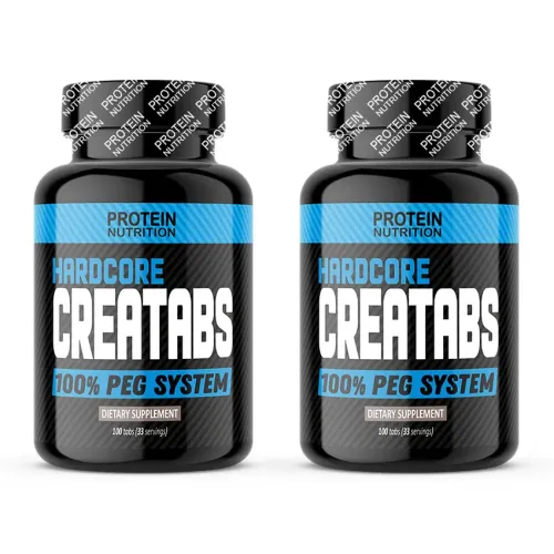 1+1 Zadarmo: Hardcore CreaTabs - Protein Nutrition