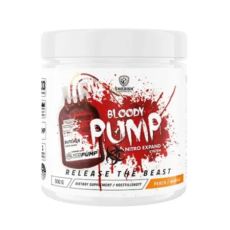 Bloody Pump (bez kofeínu) - Swedish Supplements