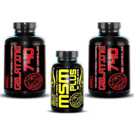 1+1 Zadarmo: Gelatine 740 + MSM od Best Nutrition