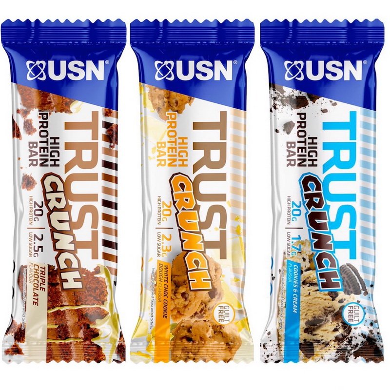 Tyčinka: Trust Crunch - USN 60 g Fudge Brownie