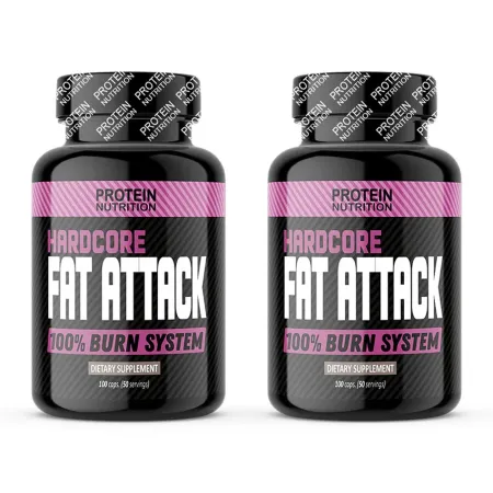 1+1 Zadarmo: Hardcore Fat Attack - Protein Nutrition