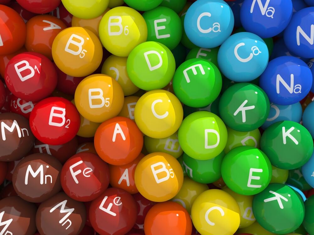 Vitamíny a minerály.