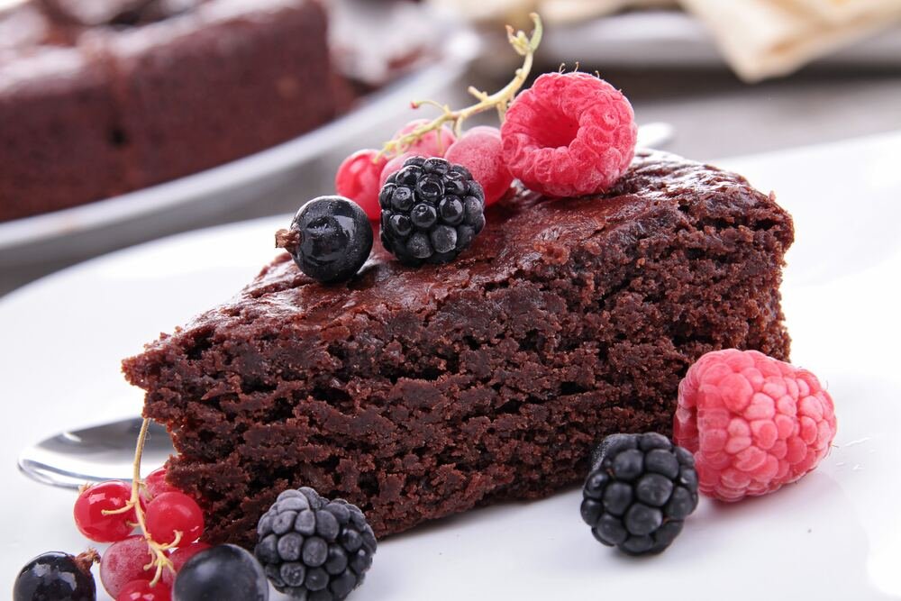 Čokoládová raw torta